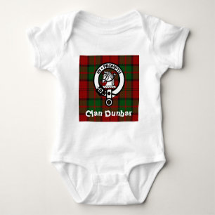Clan Dunbar Tartan & Crest Badge Romper