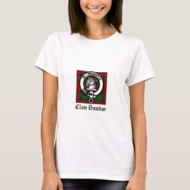 Clan Dunbar Tartan & Crest Badge T-shirt
