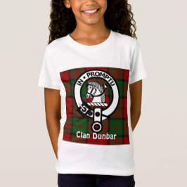Clan Dunbar Tartan & Crest Badge T-shirt