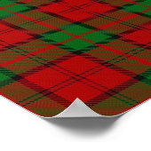 Clan Dunbar Tartan - Digitaal downloaden Poster (Hoek)