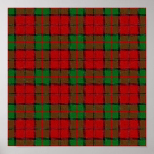 Clan Dunbar Tartan - Digitaal downloaden Poster (Voorkant)