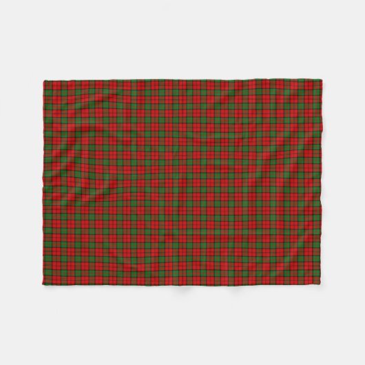 Clan Dunbar Tartan Fleece Deken (Voorkant (Horizontaal))