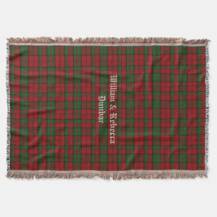 Clan Dunbar Tartan Pset Custom Throw Blanket Deken