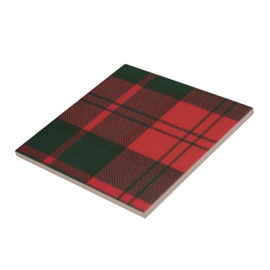 Clan Dunbar Tartan Tegeltje (Zijkant)