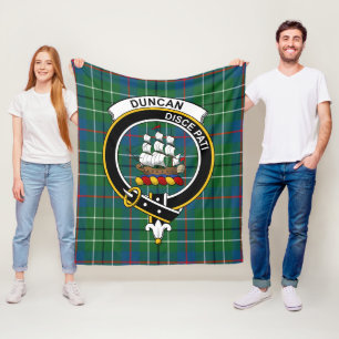 Clan Duncan Ancient Tartan Pset Fleece Deken