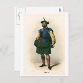 Clan Duncan Briefkaart (Voorkant / Achterkant)