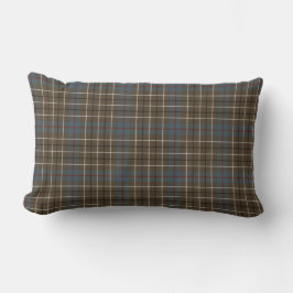 Clan Duncan Brown en Grey Scottish Tartan Kussen