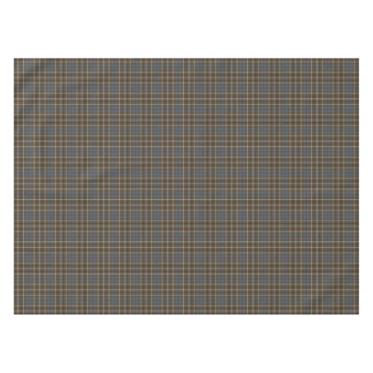 Clan Duncan Brown Verweerde Schotse Tartan Tafelkleed (Voorkant (Horizontaal))