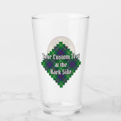 Clan Duncan Crest over Tartan Glas (Achterkant)