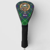 Clan Duncan Crest over Tartan Golfheadcover (Voorkant)
