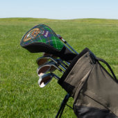 Clan Duncan Crest over Tartan Golfheadcover (Insitu)