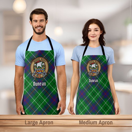 Clan Duncan Crest over Tartan Schort