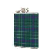 Clan Duncan Green en Blue Schotse Tartan Heupfles (Links)