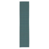 Clan Duncan Green en Blue Schotse Tartan Korte Tafelloper (Voorkant)