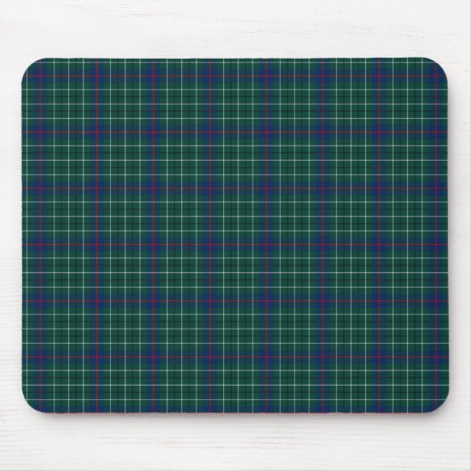 Clan Duncan Green en Blue Schotse Tartan Muismat (Voorkant)