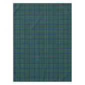 Clan Duncan Green en Blue Schotse Tartan Tafelkleed (Voorkant)