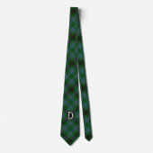 Clan Duncan Letter D Monogram Tartan Stropdas (Voorkant)