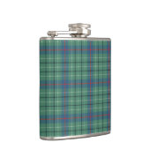 Clan Duncan licht groen en blauw oud tartan Heupfles (Rechts)