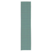 Clan Duncan licht groen en blauw oud tartan Korte Tafelloper (Voorkant)