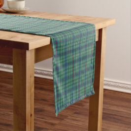 Clan Duncan licht groen en blauw oud tartan Korte Tafelloper