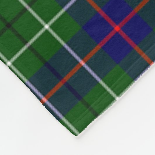 Clan Duncan Modern Tartan Pset Fleece Deken (Hoek)
