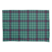 Clan Duncan Modern Tartan Turquoise Schots geruit Kussensloop (Voorkant)