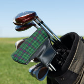 Clan Duncan Plaid Groen Zwart Check Tartan Golfheadcover (Insitu)