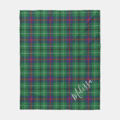 Clan Duncan Pset Tartan Voeg Jouw naam toe Fleece Deken (Voorkant)