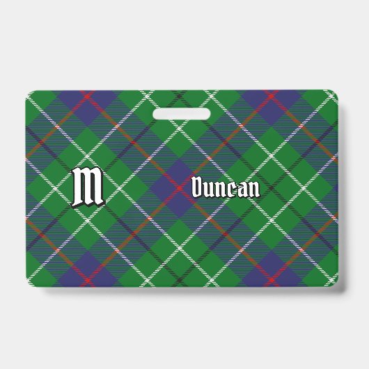 Clan Duncan Tartan Badge (Voorzijde)