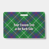 Clan Duncan Tartan Badge (Achterkant)