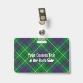 Clan Duncan Tartan Badge (Achterkant met clip)