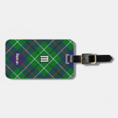 Clan Duncan Tartan Bagagelabel (Voorkant horizontaal)
