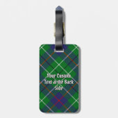Clan Duncan Tartan Bagagelabel (Achterkant verticaal)