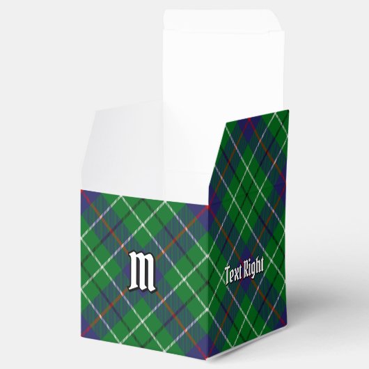 Clan Duncan Tartan Bedankdoosjes (Geopend)