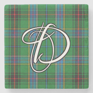 Clan Duncan Tartan Custom Monogram Stenen Onderzetter
