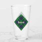 Clan Duncan Tartan Glas (Achterkant)