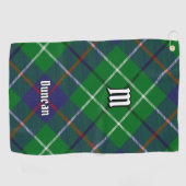 Clan Duncan Tartan Golfhanddoek (Horizontaal)