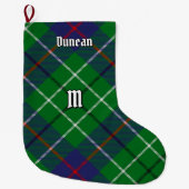 Clan Duncan Tartan Grote Kerstsok (Voorkant)