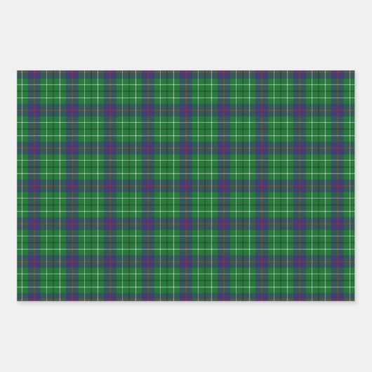 Clan Duncan Tartan Inpakpapier Vel (Voorkant)