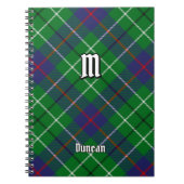 Clan Duncan Tartan Notitieboek (Voorkant)