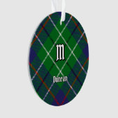 Clan Duncan Tartan Ornament (voorkant)