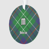 Clan Duncan Tartan Ornament (voorkant)