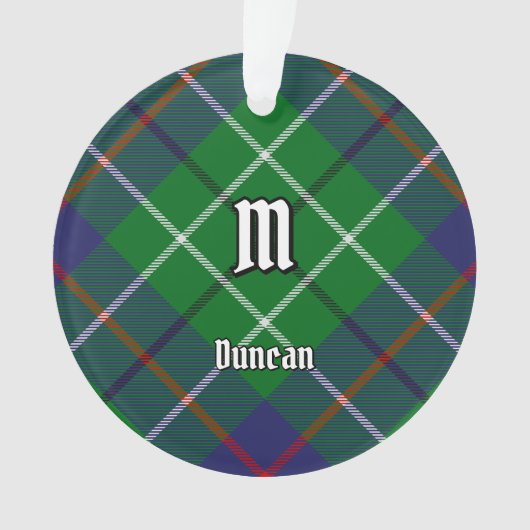 Clan Duncan Tartan Ornament (voorkant)