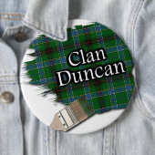 Clan Duncan Tartan Paint Brush Ronde Button 6,0 Cm (In situ)