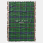 Clan Duncan Tartan Pset Custom Throw Blanket Deken (Voorkant Verticaal)