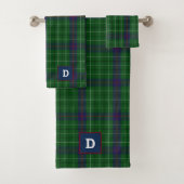 Clan Duncan Tartan Pset Monogrammed Bad Handdoek (Insitu)