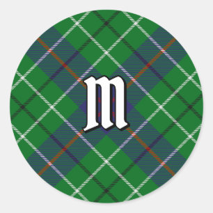 Clan Duncan Tartan Ronde Sticker