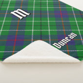 Clan Duncan Tartan Sherpa Deken (3/4)