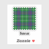 Clan Duncan Tartan Sticker (Vel)
