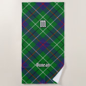 Clan Duncan Tartan Strandlaken (Voorkant)